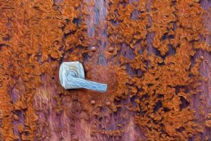 Old rusty door